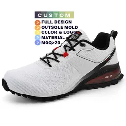 HBP Não-Marca DIY de alta qualidade preto unissex trilha Running Walking shoes fivela para homens plus sizeV 13 14 15 tênis