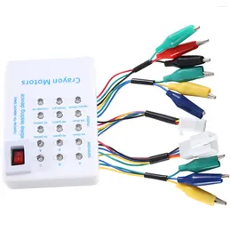 Controle de casa inteligente 24V / 36V / 48V / 60V / 72V Electro Car E-Bike Scooter Brushless Motor Controller Tester para bobina de teste (branco)