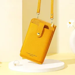 Shoulder Bags Crossbody Trend Simple Commuter Mobile Phone Bag Vertical Creative Multi-functional Coin Wallet Purses And Handbags