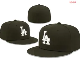 2024 Męski baseball Dodgers dopasowane czapki klasyczne World serie