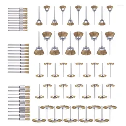 Makeup Brushes 80 Pack Wire Set Brass Wheels Pen-Shaped Bowl-Shape T-Shape Kit Accessories