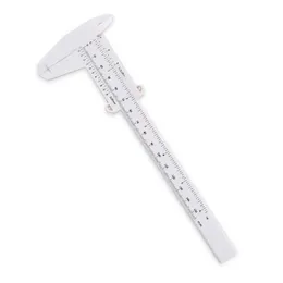 Portable 150MM Plastic Eyebrow Measuring Vernier Caliper Tattoo Caliper Ruler Plastic Permanent Makeup Measurement Tools