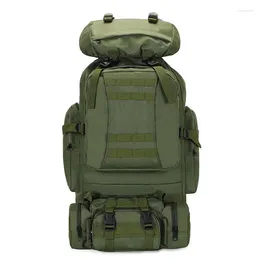 Backpack Large Capacity Outdoor 80L Combination Removable Sports Hiking Camouflage Mountaineering