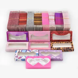 Lash Box Case Wholesale False Strip Eyelashes Package In Bulk Custom Toma Lashes Packaging Boxes Pack Lot med leverantör 240309