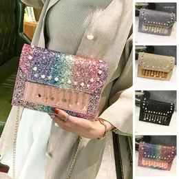 Shoulder Bags Goddess Style Luxury Youya Dazzle Light Small Bag Versatile Lady Cross-slung Chain Dinner Party