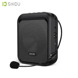 스피커 Shidu M100 교육 유선 라우드 스피커 휴대용 소형 미니 블루투스 스피커 Big Sound High Power Player 지원 TF 카드, U 디스크