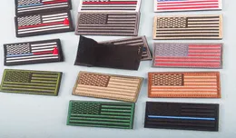 American Flag Patches 군사 유니폼 골드 국경 미국 캔 어플리케 청바지 직물 스티커 패치 모자 장식 DBC BH7343776