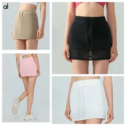 AL Saias Roupas de ioga Tênis Golf Shorts esportivos com bolso interno Leggings femininas de secagem rápida Calças respiráveis para corrida Exercício Fiess Roupas de ginástica