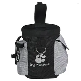 Bag Puppy Dog Treat Pouch For Training Reward Snack Bait Carrier Holder Waist Clip Drawstring Closure F