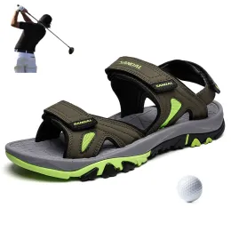 Scarpe uomini Summer Golf Sandals Scarpe in gomma non slip maschili traspirabili