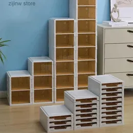 Storage Holders Racks Layered free installation of folding shoe racks sports shoe boxes flip covers dust-proof storage shoe cabinets organizer shoe racks Y240319