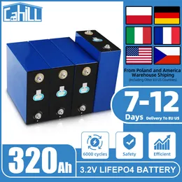 UE Stan US 3,2V LifePo4 Bateria 320AH stopień litowy fosforan żelazo do ładowania komórki DIY 12V 24 V Pakiet akumulatorowy dla RV EV Solar