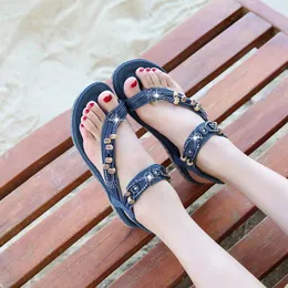 2024 Summer Women's Sandals National Wind Soft Sole Non-Slip Fashion Beautiful Fairy Wind Retro Leisure Outdoor Shopping Beach Shoes