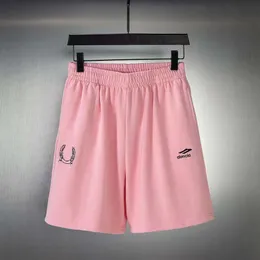 Pantaloncini da calcio ricamati con marchio Co. B Family 3B versione alta per uomo Pantaloni sportivi da donna ad asciugatura rapida, larghi e alla moda