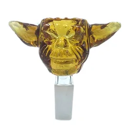 Orang-Utan 14mm 18mm männlich weiblich Farbe dickes Pyrexglas Ölbrenner Wasserpfeifen für Bohrinseln Glasbongs dicke große Schüsseln zum Rauchen
