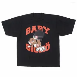 Herr t-skjortor 23 baby sicko från smärta ian connor t-shirt hip hop skateboard street bomull t-shirts tee topp kenye #a24