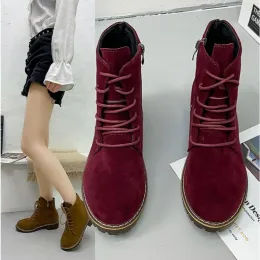 Сапоги 2023Women Boots Acle Casual Booties весенняя осень женская обувь Zipper Ladies