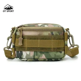 Bolsas Mini Saco de ombro Tactical Militar para homens, escalando a bolsa de cintura molle ao ar livre usa bolsa multifuncional resistente a uma bolsa multifuncional