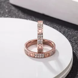 Anéis masculinos originais gravar 4 5 6mm diamante amor anel ouro sier rosa 316l anéis de aço inoxidável mulher homem amante jóias de casamento senhora festa