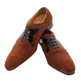 HBP غير العلامة التجارية رجالي مصنوعة يدويًا أصابع القدمين في أوكسفوردز أوكسفوردز الأصلية ، فستان جلدي حذاء بني أسود أعمال أحذية زفاف رسمية للرجال
