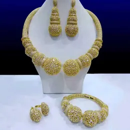 Bracciale GODKI marchi famosi Disc Balls lusso nigeriano dubai set di gioielli per le donne Set di gioielli da sposa con zirconi cubici per gli sposi 2021 240319