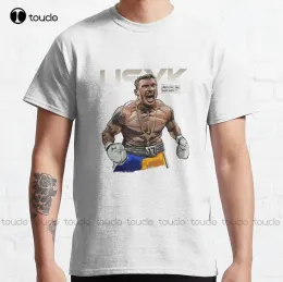 T-shirt Oleksandr Uyk: Jestem bardzo czuł (pomysłowy design) mistrz wagi ciężkiej klasyczny koszulka turystyczna