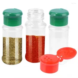 زجاجات تخزين حاوية زجاجة الهواء ملونة 100 مل منظم المطبخ أدوات الشواء طعم ABS بلاستيك أزياء أبيض
