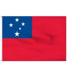 Samoa Flag 3x5 ft أي نمط مخصص SAM SAM المستقل لـ SAMOA 09X15M Home Party Party Festival استخدام 5435229