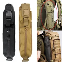 Väskor Taktisk axelband Sundries Väskor för ryggsäck Tillbehör Pack Key Falllamp Pouch Molle Outdoor Camping Kits Tools Bag