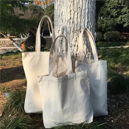 Totes 10 Stück/Lot personalisierte Tasche aus Öko-Baumwoll-Canvas, individuelle Tragetasche, frische Mode, eine und nur Ihre eigene Handtasche