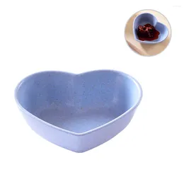 Plates 4pcs Heart Shaped Seasoning Dish Love Sauce Condiment Dishes Sushi Soy Dipping Bowl Snack Serving For Wedding