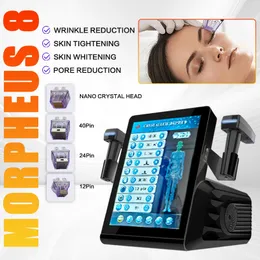 Новейший Morpheus 8 RF Microneedling Radio Frecuencia Омоложение кожи Неинвазивный аппарат для фракционного лечения Удаление морщин Подтяжка лица Подтяжка кожи