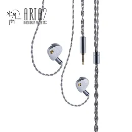 Hörlurar MoonDrop Aria 2 Eörlurar Högpresterande LCP Membran Dynamiska IEMS 3,5/4,4 mm öronsnäckor 0,78 2PIN ARIA2 Earphone