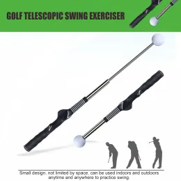AIDS Golf Swing Practice Stick Telescopic Golf Swing Trainer AIDS Stick Placure Corrector Practice Golf Putter övningar pinnar