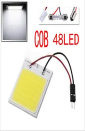 20X COB 48 SMD Chip Reading Lamp LED DOME T10 BULB LED Auto Panel Light Festoon1974473