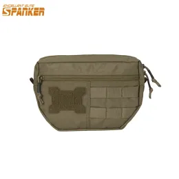 Väskor Utmärkta elitspanker Taktisk väst hängande påse Multifunktionell påse Molle System Package Extension Pouch Accessory Påsar