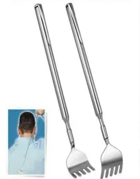 Praktisk praktisk rostfritt penna klipp Back Scratcher Telescopic Pocket Scratching Massage Kit KD11266961