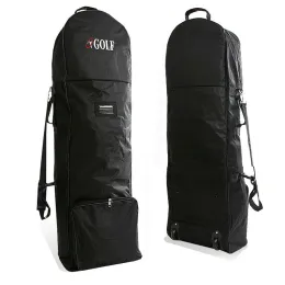 Sacos saco de viagem de golfe com rodas tamanho universal heavyduty golf club capa de viagem para companhias aéreas saco de aviação de golfe