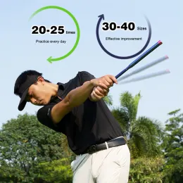 AIDS Golf Swing Trainer Lightweight Golf Swing Master Training Aid per migliorare la rotazione a cerniera/avambraccio/spalla Turning Golf Training Aid Aid