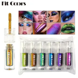 Kit Shadow Makeup ombretto glitter professionale completo Chameleon Eyeshadow Set Lip Liquid Stick lucidalabbra etichetta privata