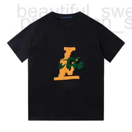 Herren T-Shirts Designer Sommer Paris Zahnbürste Handwerk Stickerei Druck Kurzarm T-Shirts Baumwolle Frauen Gesticktes Buchstabendruck T-Shirt 6O91 PZF1
