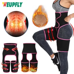 Vita Trainer Donna 3-in-1 Vita Coscia Trimmer Body Shaper Perdita di peso Dimagrante Cintura di supporto Hip Raise Corsetti Allenamento Fitness 240313