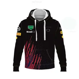 Felpe con cappuccio da uomo Sudadera con estampado 3D de F1 Racing Formula One para hombre chaqueta roja de equipo de carreras Sudadera con capucha para m N24