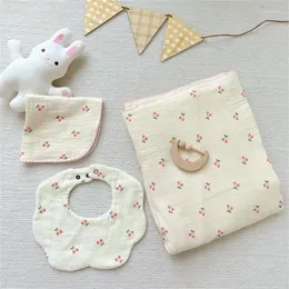 Koce Baby BIB Gaza-Cotton BIB OPATOWANIE KETECLOTH ZESTAW DLA DLA INFORMACJI Borns Ząbek Saliw Ręcznik Produkt pielęgniarski 066B