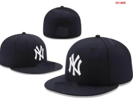 2024 Men's Baseball Yankees Fitted Hats Classic World Series Hip Hop Sport SOX Full Closed LA NY Caps Chapeau 1995 Stitch Heart " Series" " Love Hustle Flowers a7