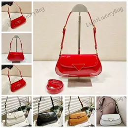 Fashion Designer Shoulder Bag Leather Handbag Shiny Leather Flap Bag Classic Adjustable Womens Crossbody Bags 240115