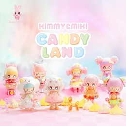 Kimmy Miki Candy Land Blind Box Toys Mystery Box Mistery Figure Surprise Caja Misteriosa Kawaii Model Girl Birthday Gift 240315