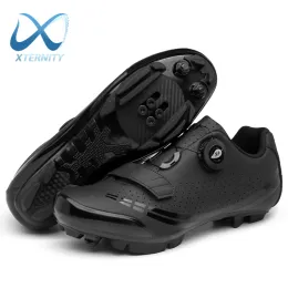 Skodon 2024 Hot Style Cycling Shoes Men Professional Selflocking Ultralight Bicycle Sneakers MTB Flat Cleat Racing Road SPD Bike Shoes