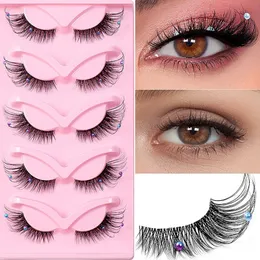 New false eyelashes natural lifelike thick false eyelashes net Red girl beauty eyelashes handmade fiber eyelashes dramatic long fluffy eyelashes wholesale