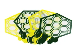 백금 경화 실리콘 농축액 매트 7x9quot nonstick hexagon honeycomb 드리핑 음식 등급 오일 dabbing 왁스 패드 9751059